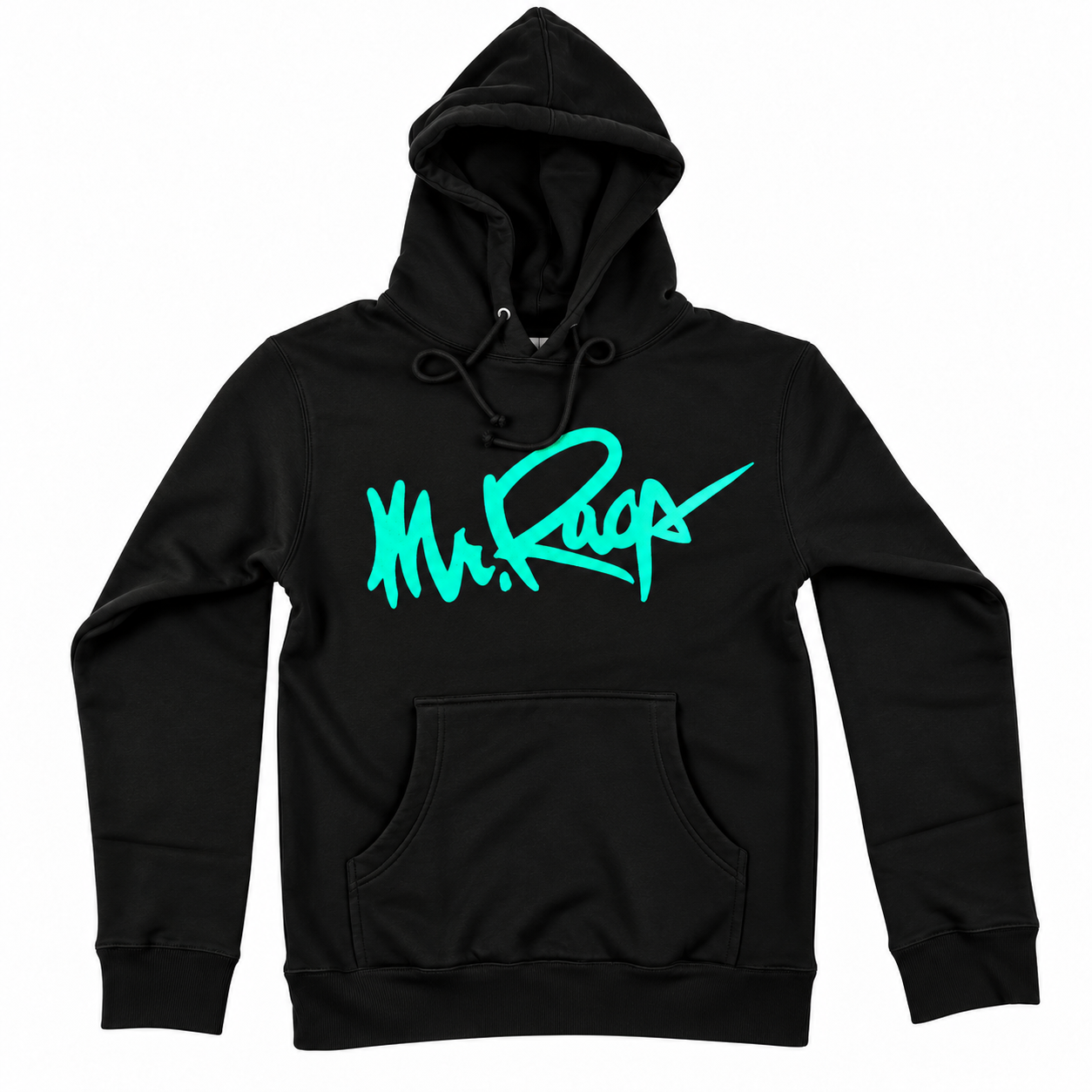 Mr. Rags GEN 2 Neon Teal hoodie