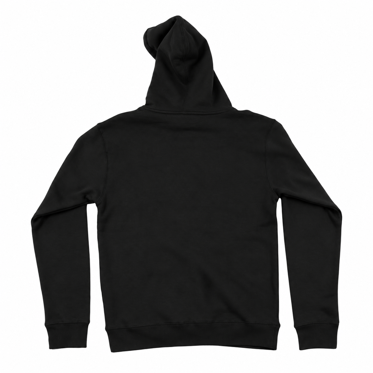 Mr. Rags Black Hoodie with White Logo