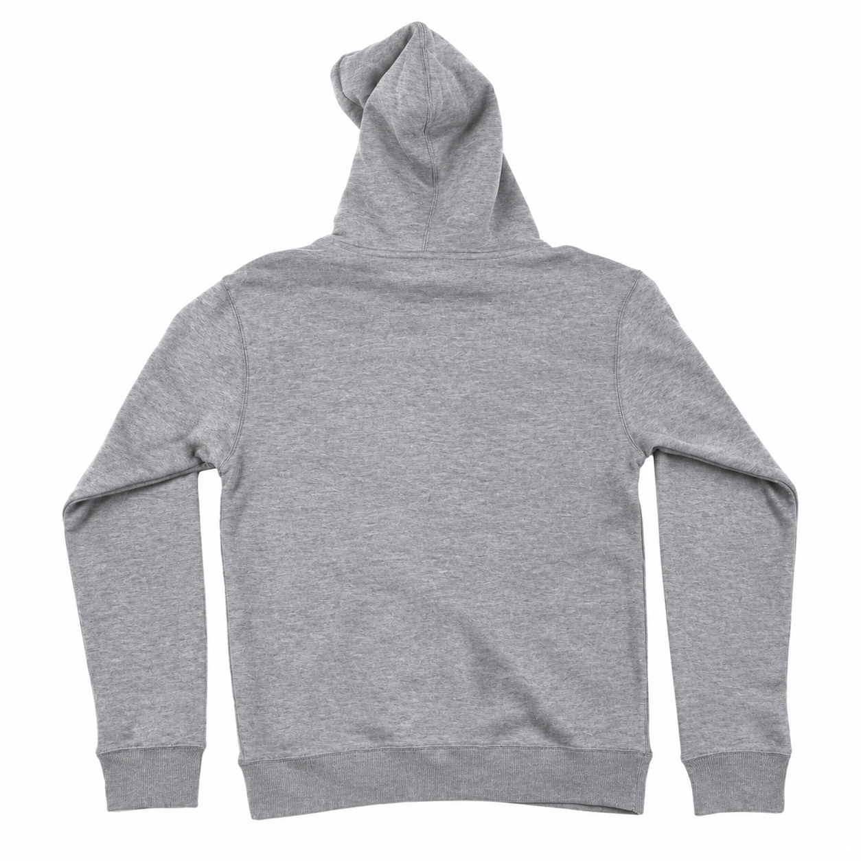 Mr. Rags Heather Gray Hoodie with Red Logo