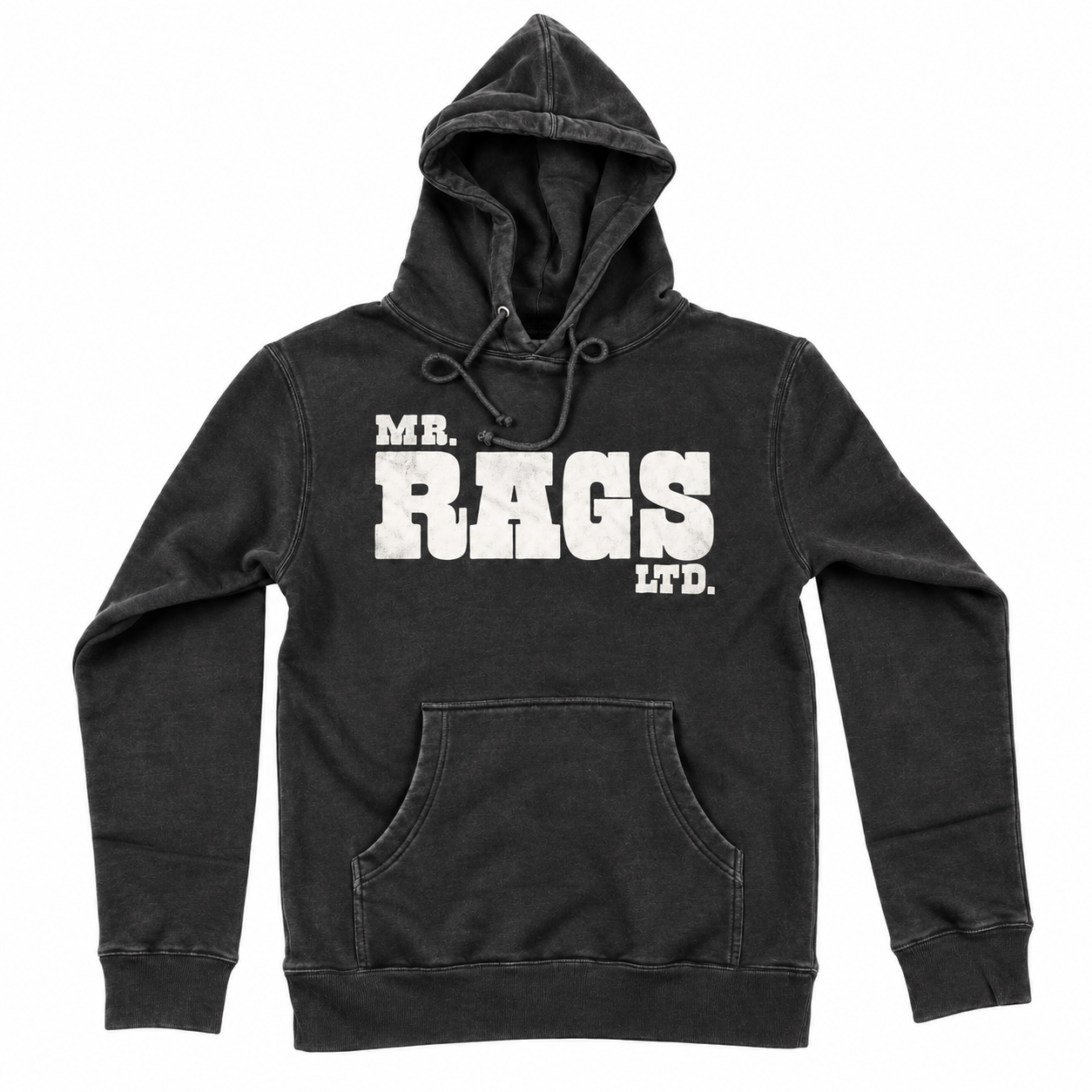 Mr. Rags Distressed Gray Hoodie hoodie