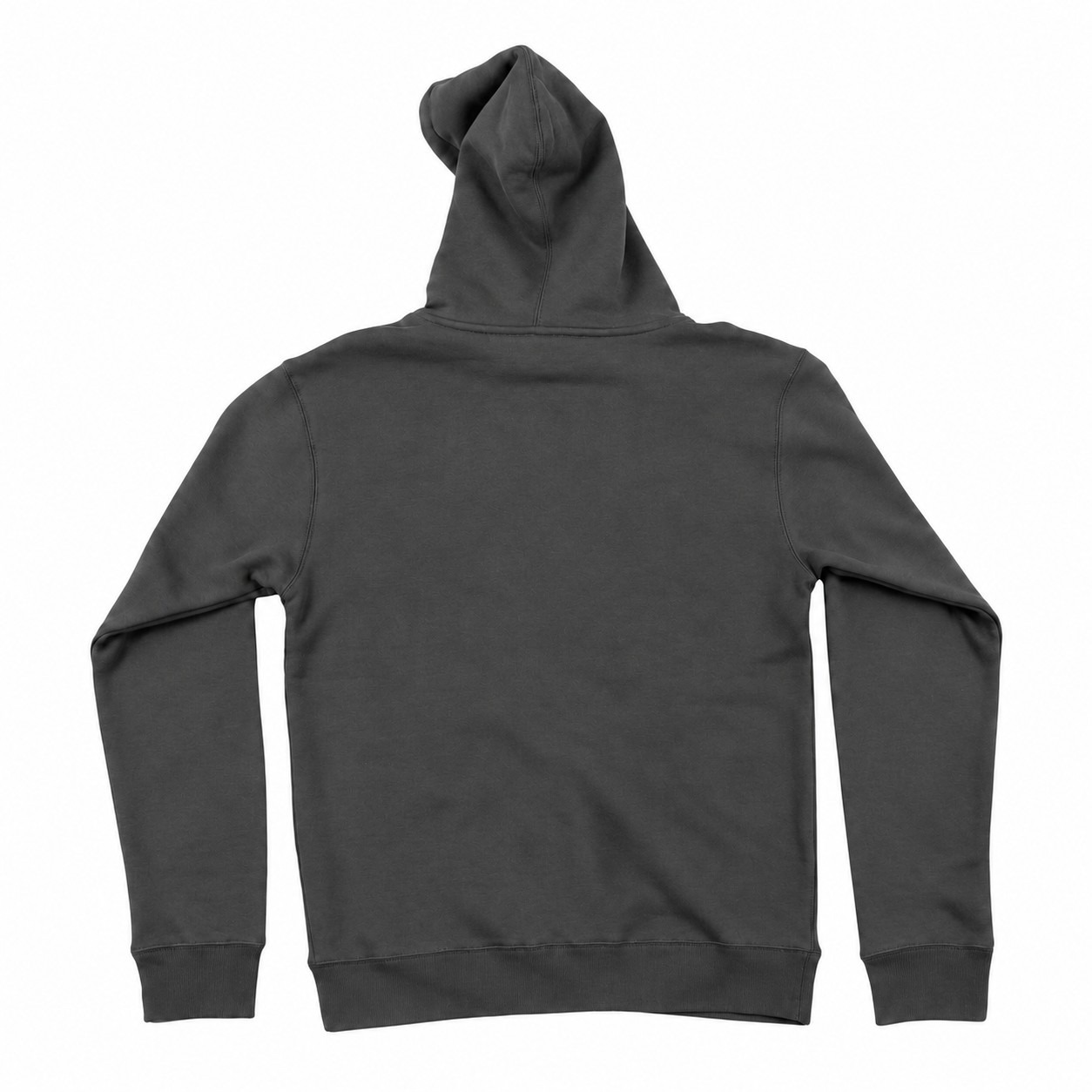 Mr. Rags Charcoal Gray Hoodie with white logo