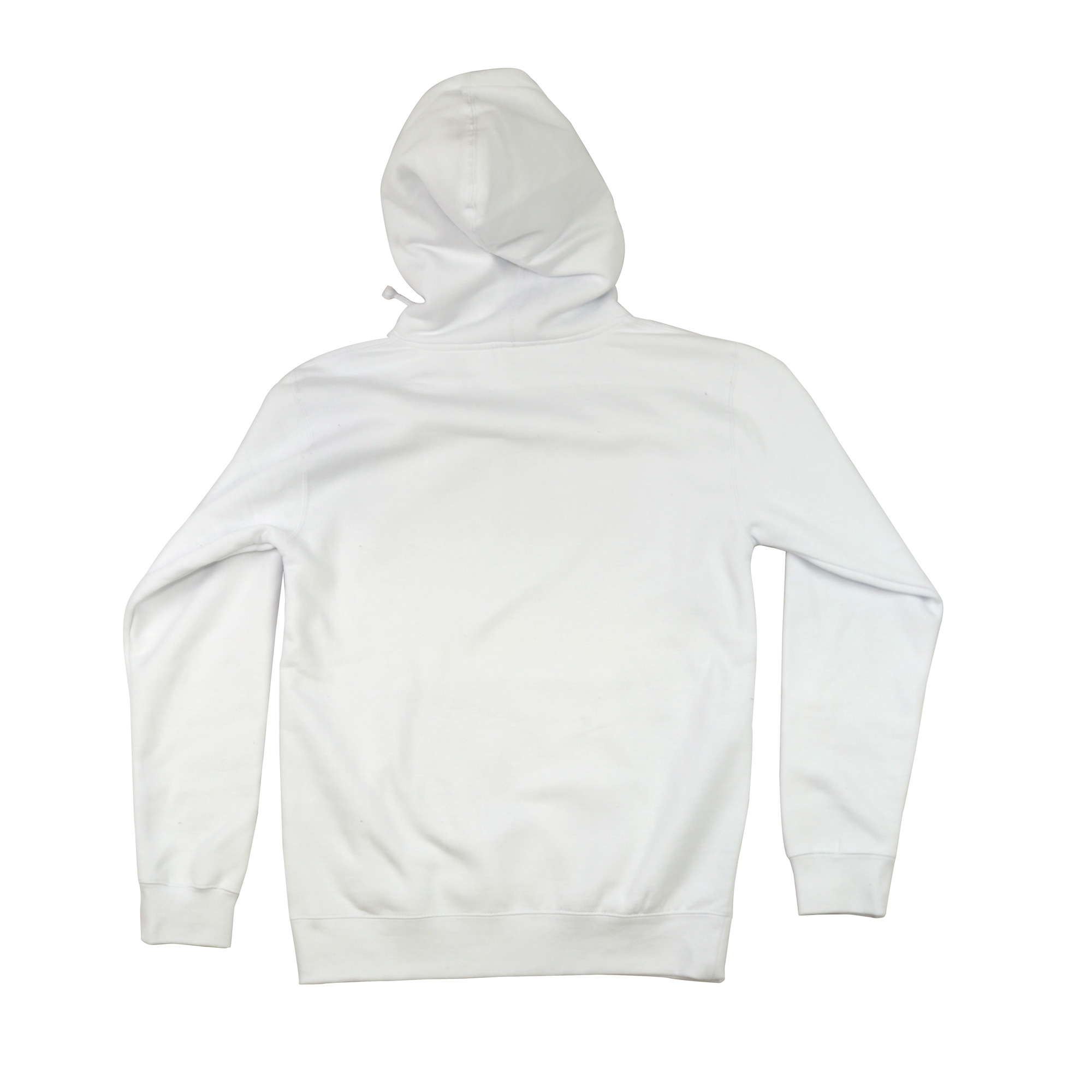 Mr. Rags Blue on White Hoodie
